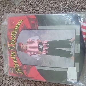 Pirate costume child size ages 5+